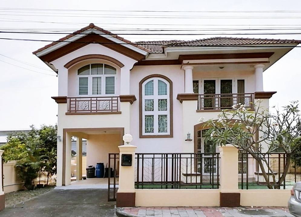 For RentHouseMin Buri, Romklao : House for rent, Passorn 10, near the golf course - Windsor Park and Golf Club, only 4 minutes.