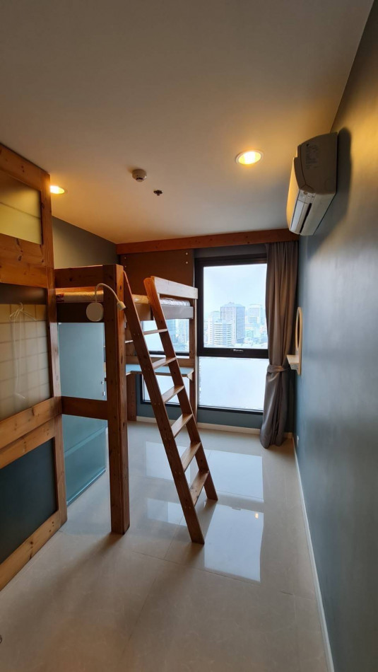 For RentCondoRatchathewi,Phayathai : Condo for rent, 2 bedrooms, Ideo Q Ratchathewi, 50 sq m. City View, beautiful decoration, near BTS