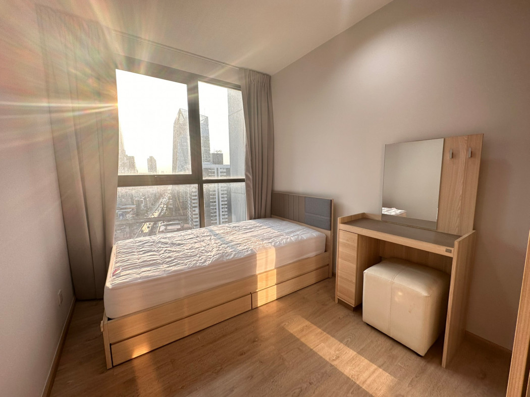 For RentCondoRatchathewi,Phayathai : Condo for rent, 2 bedrooms, Ideo Q Ratchathewi, 47.1 sq m., City View, beautiful decoration, near BTS