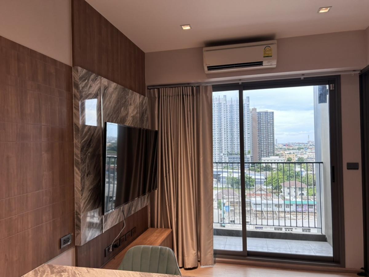For RentCondoThaphra, Talat Phlu, Wutthakat : Room for rent ready to move in Fully furnished with good electrical appliances - Whizdom Ratchada Thaphra, Whizdom Condo. Next to The Mall and BTS, near Charoen Nakhon, Sathorn, Silom.