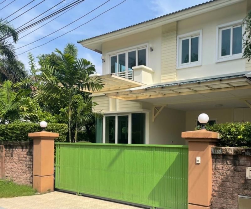 ให้เช่าบ้านพระราม 2 บางขุนเทียน : ให้เช่าบ้านเดี่ยว 2 ชั้น ( บ้านหัวมุม ) ใกล้เซ็นทรัลพระราม 2