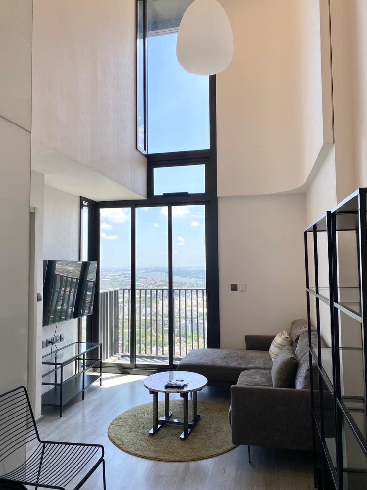 For RentCondoOnnut, Udomsuk : Duplex room, cheapest price in the project 🔥🔥The Line Sukhumvit 101, size 43 sq m, 35th floor, near BTS Punnawithi, near the expressway, river view, price 22,000 baht