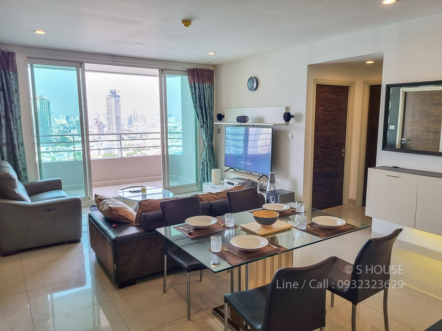 ให้เช่าคอนโดวงเวียนใหญ่ เจริญนคร : 🔥 ให้เช่า WATERMARK 2ห้องนอน 105ตรม FULLY FURNISHED ใกล้ ICONSIAM 🔥