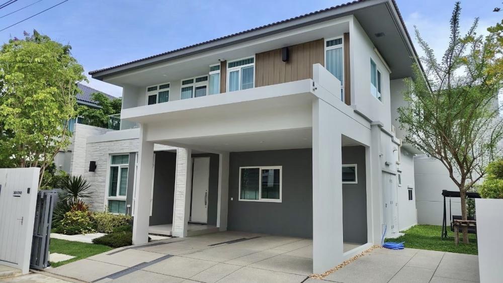 ให้เช่าบ้านลาดกระบัง สุวรรณภูมิ : ให้เช่า Mantana Bangna-Wongwan บ้านเดี่ยวสุดหรู 4ห้องนอน 4ห้องน้ำ ตกแต่งสวย พร้อมเข้าอยู่