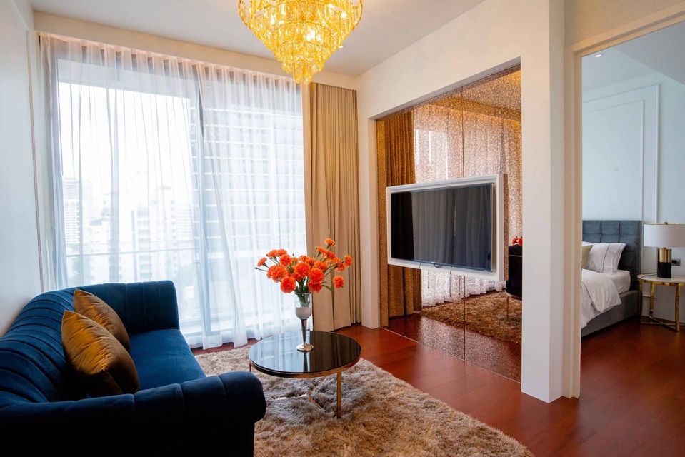 For RentCondoSukhumvit, Asoke, Thonglor : For Rent Luxury 49sqm 1 Bed Condo Khun by Yoo Thonglor