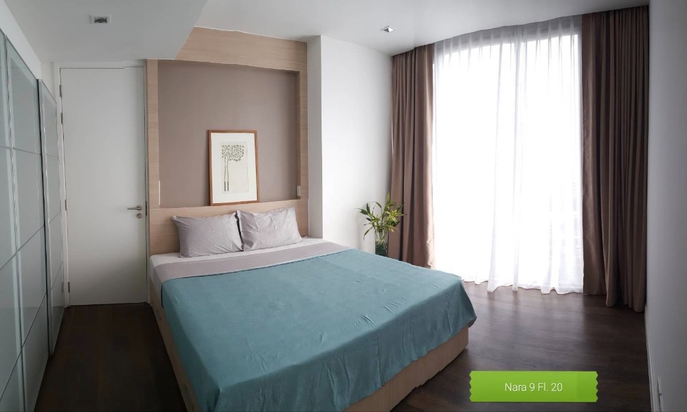 ให้เช่าคอนโดสาทร นราธิวาส : Condo Nara 9 for rent 2 bedroom 2 bathroom