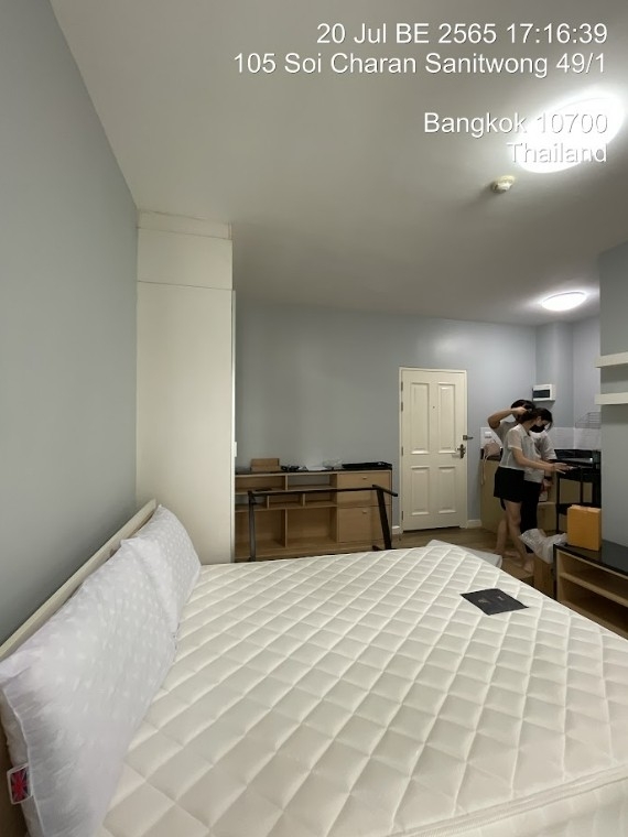 For RentCondoPinklao, Charansanitwong : 🔥🔥 Urgent for rent!!️ Ready to move in 19/07/23 (1 bedroom 25 sq m) Condo My Condo Pinklao 🟠P2306-061