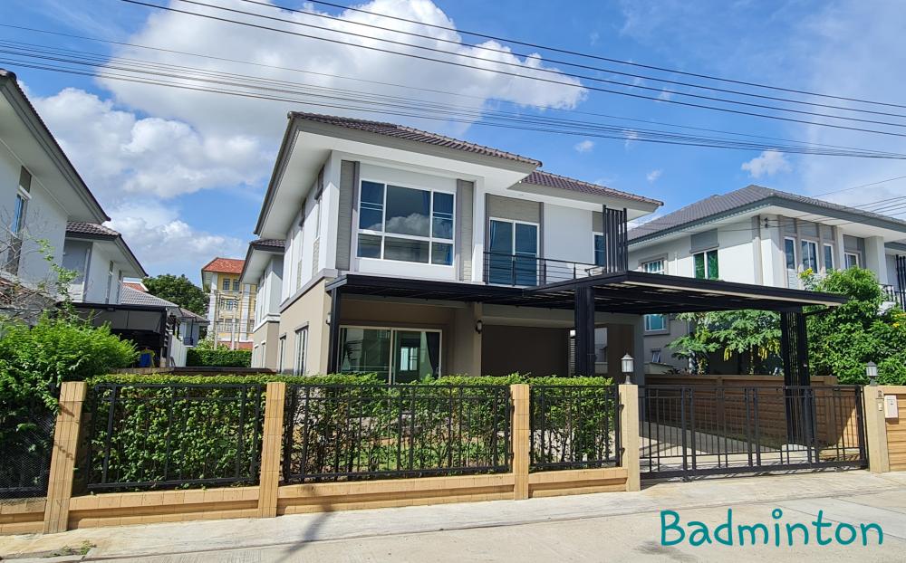 For RentHousePathum Thani,Rangsit, Thammasat : 2 storey detached house, good location, newly renovated, for rent in Rangsit - Bang Khu Wat area, near Robinson Lifestyle Srisamarn, only 7.2 km.