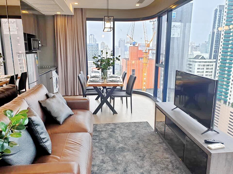 For RentCondoSukhumvit, Asoke, Thonglor : 4545😊😍 For RENT, SELL ให้เช่า,ขาย 2 ห้องนอน🚄ติด MRT สุขุมวิท🏢แอชตัน อโศก Ashton Asoke🔔พื้นที่:64.00ตร.ม.💲เช่า:75,000฿📞O99-5919653,065-9423251✅LineID:@sureresidence