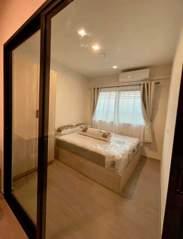 For RentCondoLadkrabang, Suwannaphum Airport : Condo for rent, Mee Onnut-Rama 9 Condome onnut-rama9, Building A, 4th floor, open view, size 23.25 sq m, price 7500