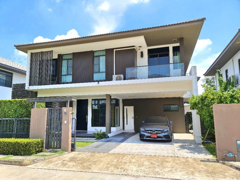 ขายบ้านนวมินทร์ รามอินทรา : 🏡บ้านโซนทะเลสาบ 4นอน มัณฑนา เลค วัชรพล🌿