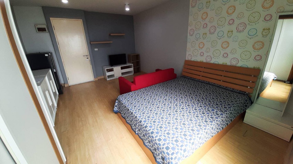 For RentCondoLadkrabang, Suwannaphum Airport : Condo for rent, Iris Avenue, On Nut, Ring Road, Building 4, Floor 6, Project View, Size 28.00 sq.m., Price 6,500 baht