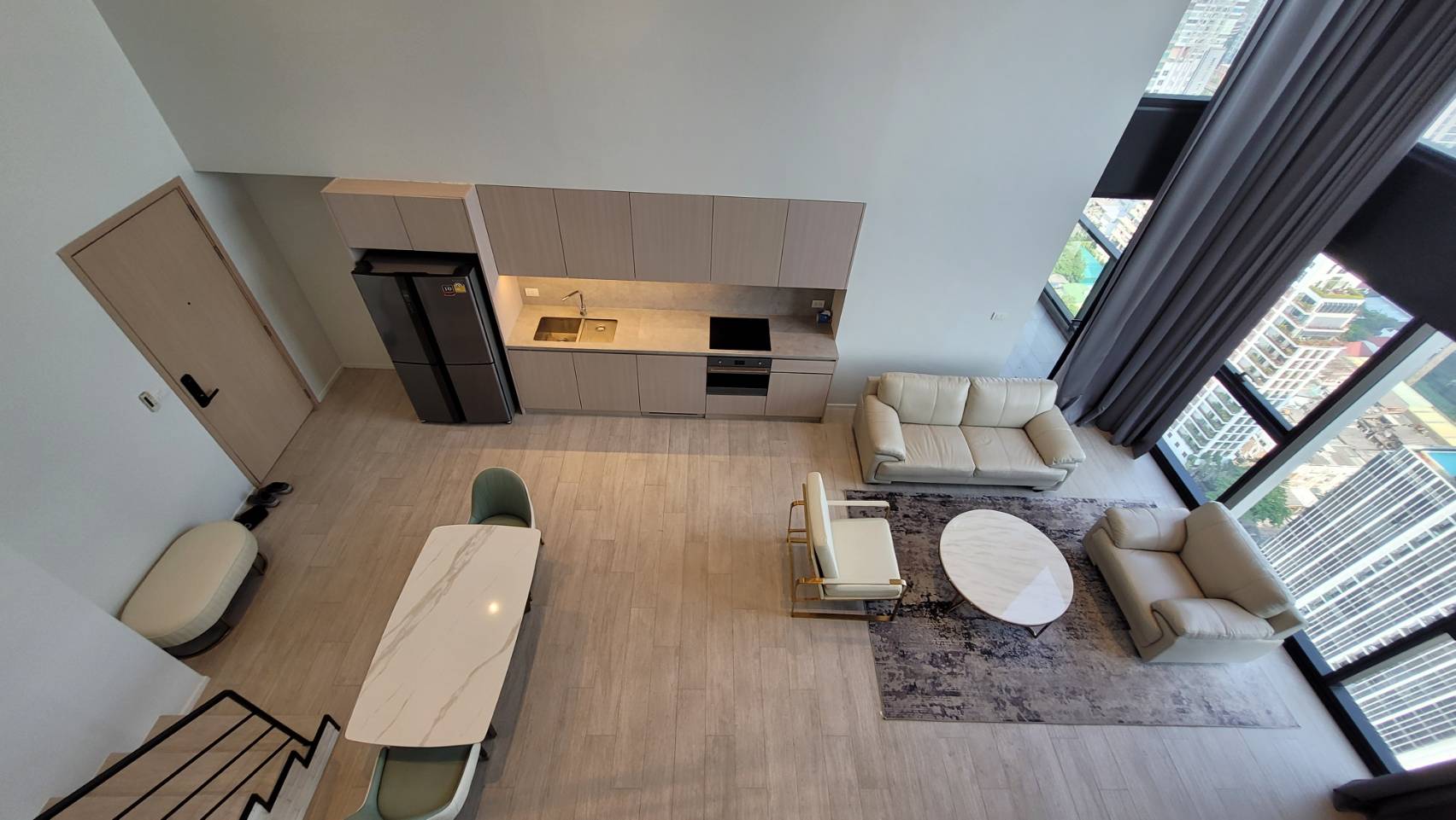 For RentCondoSilom, Saladaeng, Bangrak : The Lofts Silom for Rent - 2 beds - 128 sqm - 85000 THB