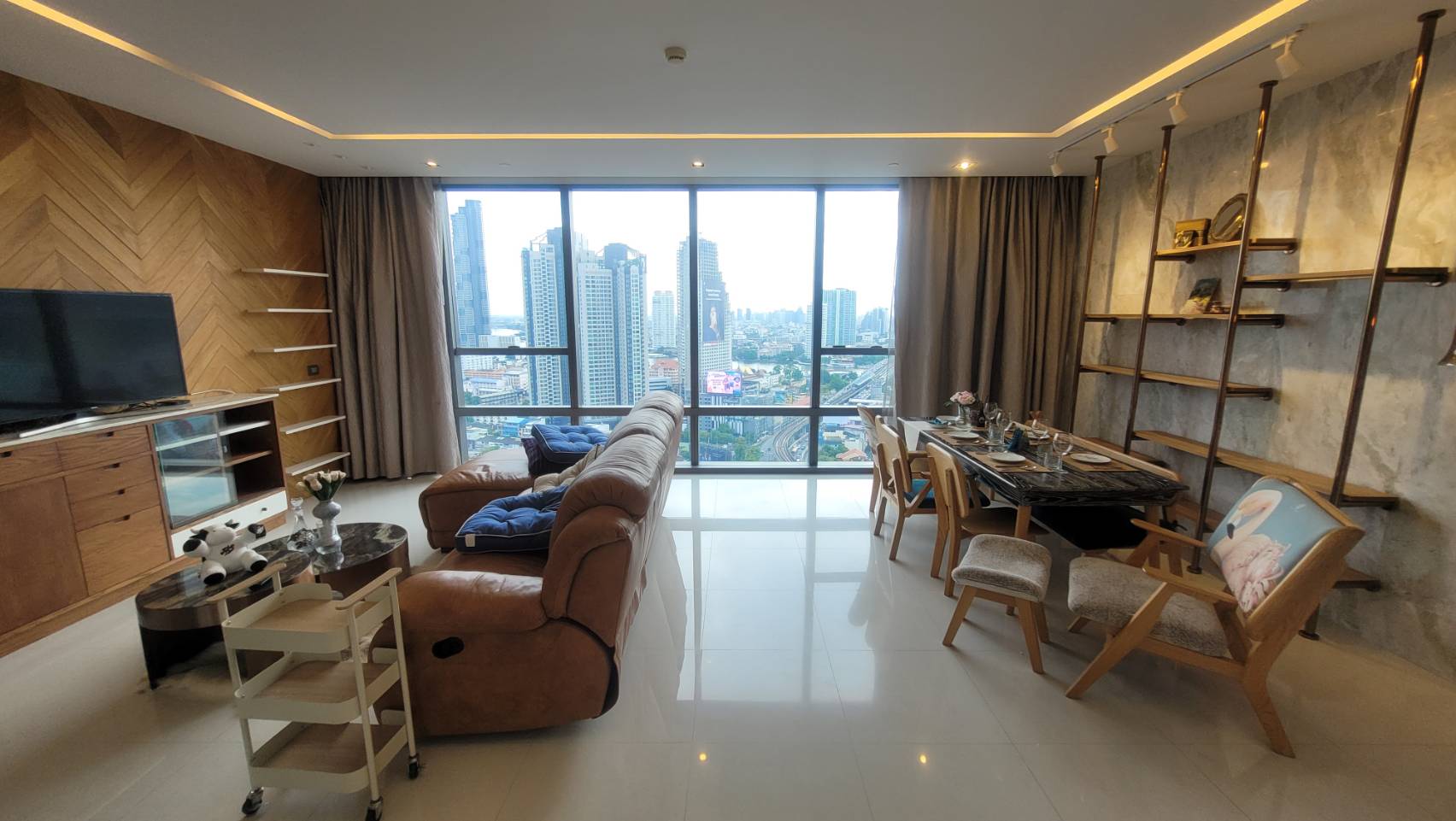 For RentCondoSathorn, Narathiwat : The Bangkok Sathorn for Rent - 2 beds - 132 sqm - 95000 THB