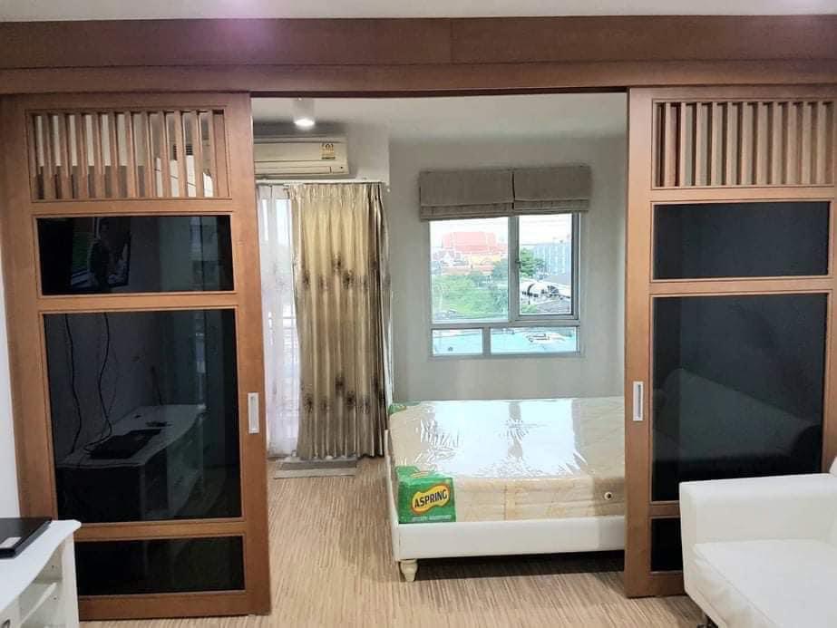 For RentCondoLadkrabang, Suwannaphum Airport : Iris Condo for rent, Iris Avenue, Building 1, Floor 5, size 28 sq m, near Suvarnabhumi Airport near Robinson department store There is a washing machine for 7,000 baht.