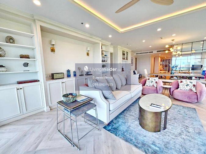 For RentCondoRama3 (Riverside),Satupadit : 4712😊 For RENT ให้เช่า 3 ห้องนอน🚄ใกล้ Terminal 21 พระราม 3🏢ศุภาลัย ริวา แกรนด์ Supalai Riva Grande Rama 3🔔พื้นที่:295.00ตร.ม.💲เช่า:195,000฿📞O88-7984117,065-9423251✅LineID:@sureresidence