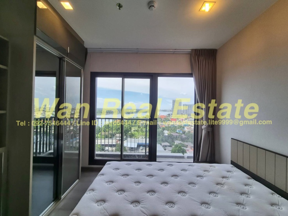 ให้เช่าคอนโดรัตนาธิเบศร์ สนามบินน้ำ พระนั่งเกล้า : ให้เช่าคอนโด politan aqua ชั้น 15 ขนาด 30 ตร.ม. วิวแม่น้ำ ครบ พร้อมอยู่