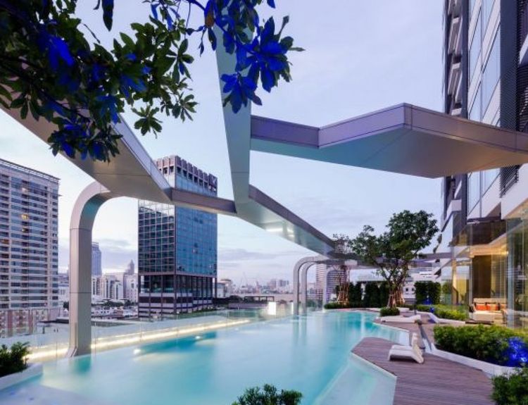 For RentCondoRatchathewi,Phayathai : Urgent rent 🔥 Best price in the building! Pyne 2 bed 2 bath, large size, fully furnished, ready to move in | GEN 096-610-4566