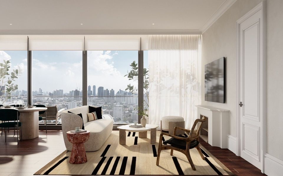 For RentCondoSukhumvit, Asoke, Thonglor : Khun By Yoo 🔥For Rent🔥 Beautiful room, very well decorated 🏙️ in the heart of the city. Convenient transportation near BTS Thonglor 🚝 Beautiful rooms like this are hard to find.