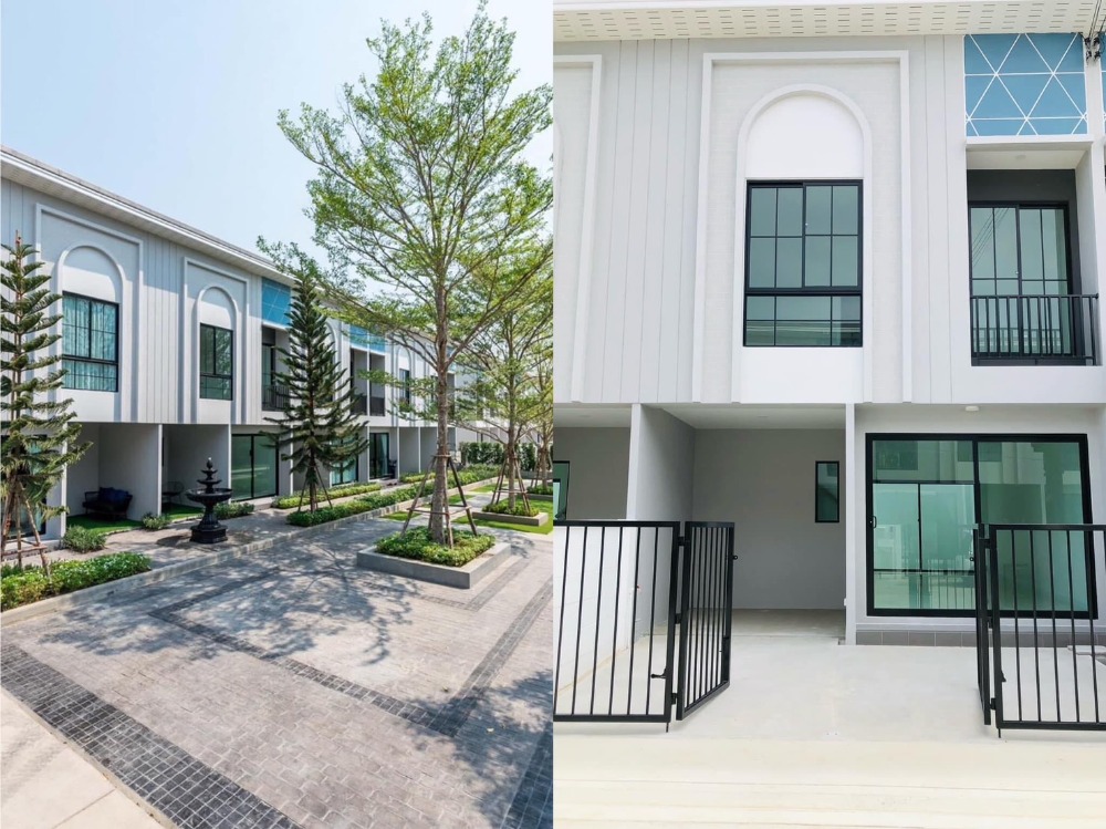 ให้เช่าทาวน์โฮมปทุมธานี รังสิต ธรรมศาสตร์ : ให้เช่า ทาวน์โฮม 2 ชั้น หน้าบ้านไม่ชนใคร โครงการ ชีวาโฮม กรุงเทพ - ปทุม