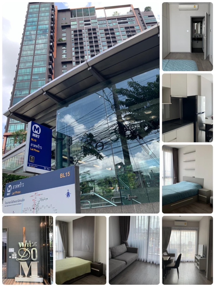 ให้เช่าคอนโดลาดพร้าว เซ็นทรัลลาดพร้าว : ✨  Whizdom Ratchada Ladprao Condo  : 1 Bedroom, 1 Bathroom, 36 sqm .   Rental Price 19,500THB/Month   ✨