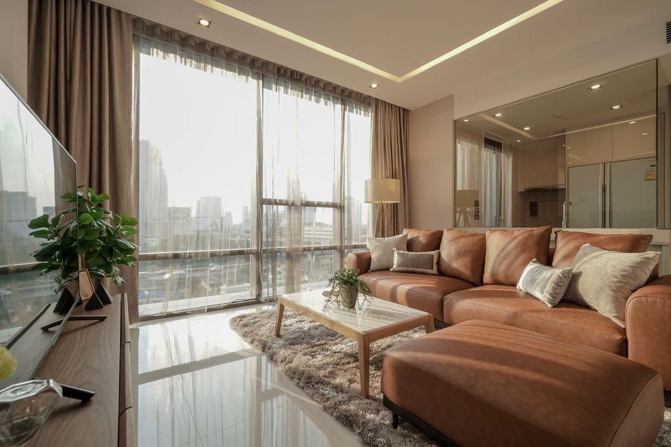 For RentCondoSathorn, Narathiwat : 👑 The Bangkok Sathorn 👑 For rent 2bed2bath luxury room Fully furnished , Ready to move