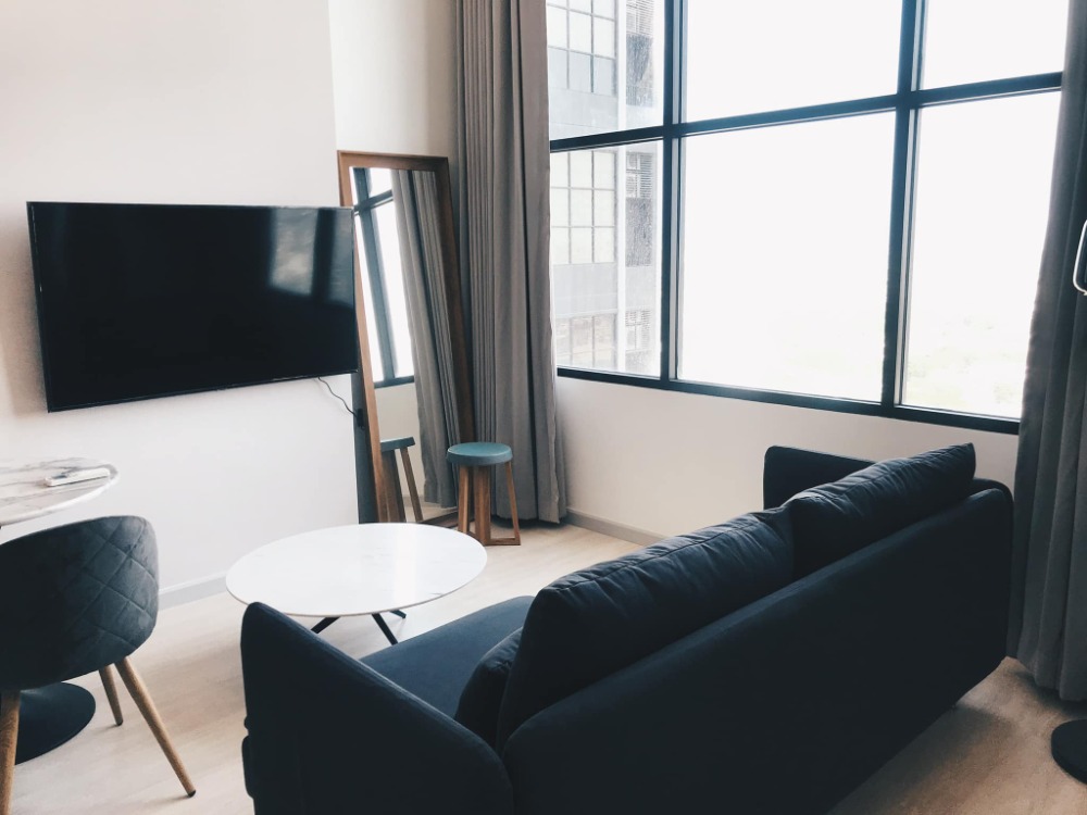 ให้เช่าคอนโดสาทร นราธิวาส : 👑 Knightsbridge Prime Sathorn 👑 Duplex room วิวแม่น้ำ ตกแต่งครบห้องสวย พร้อมอยู่