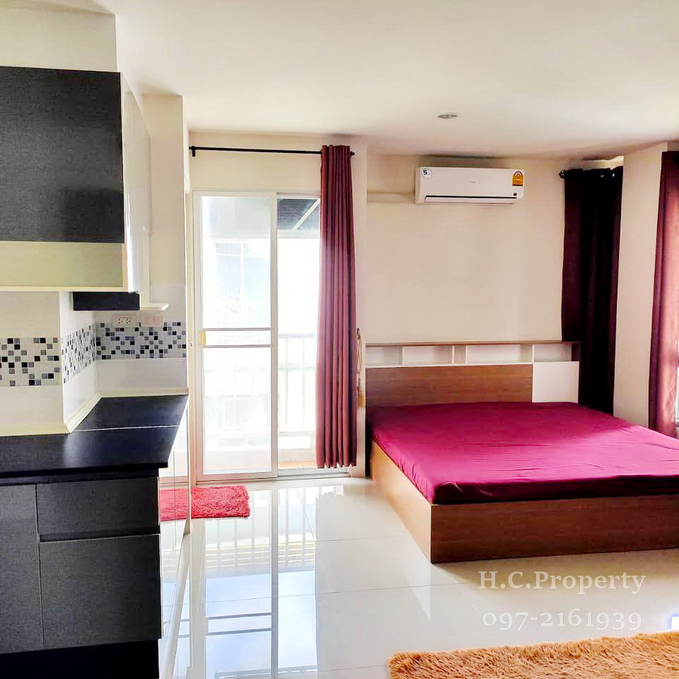 For RentCondoMin Buri, Romklao : For rent, Assakan City, Ramkhamhaeng 186, very good location, near the BTS.