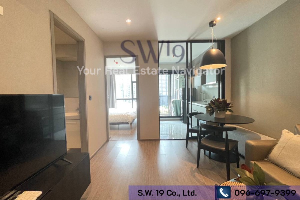 For RentCondoSukhumvit, Asoke, Thonglor : 🏢✅ Rhythm Ekkamai, size: 35 sq m. 1Bedroom 1 Bathroom 30K. 🏢✅