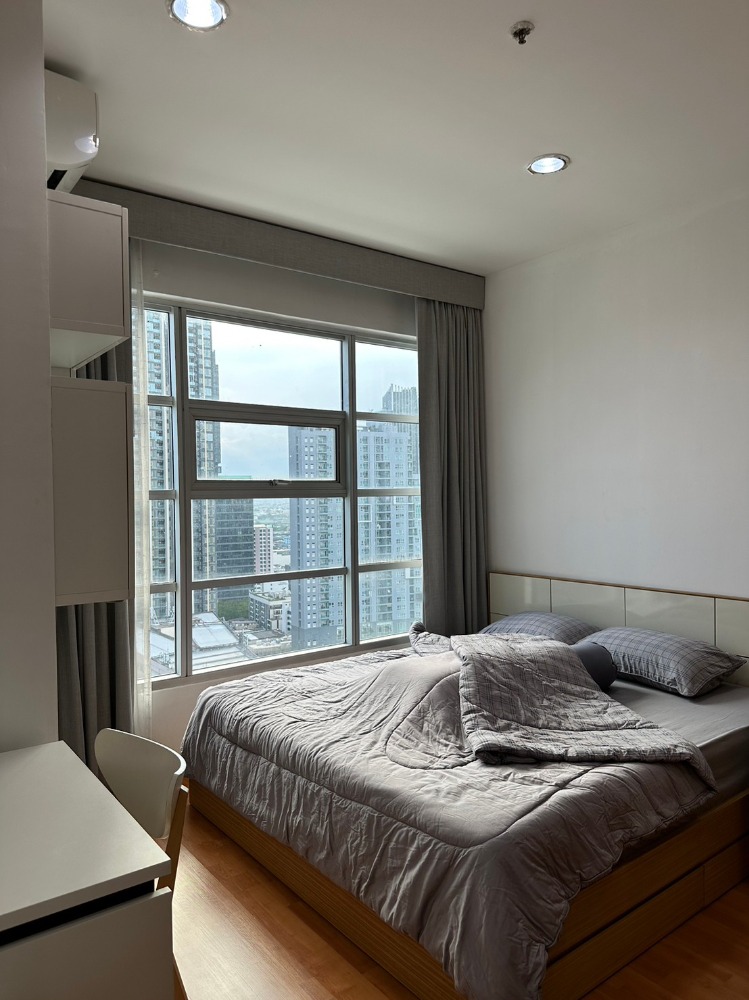 For RentCondoRatchathewi,Phayathai : Baan Klang Krung Siam - Pathumwan【𝐑𝐄𝐍𝐓】🔥 Ready to enter the room, beautiful, high floor, good view 🔥 Contact Line ID: @hacondo