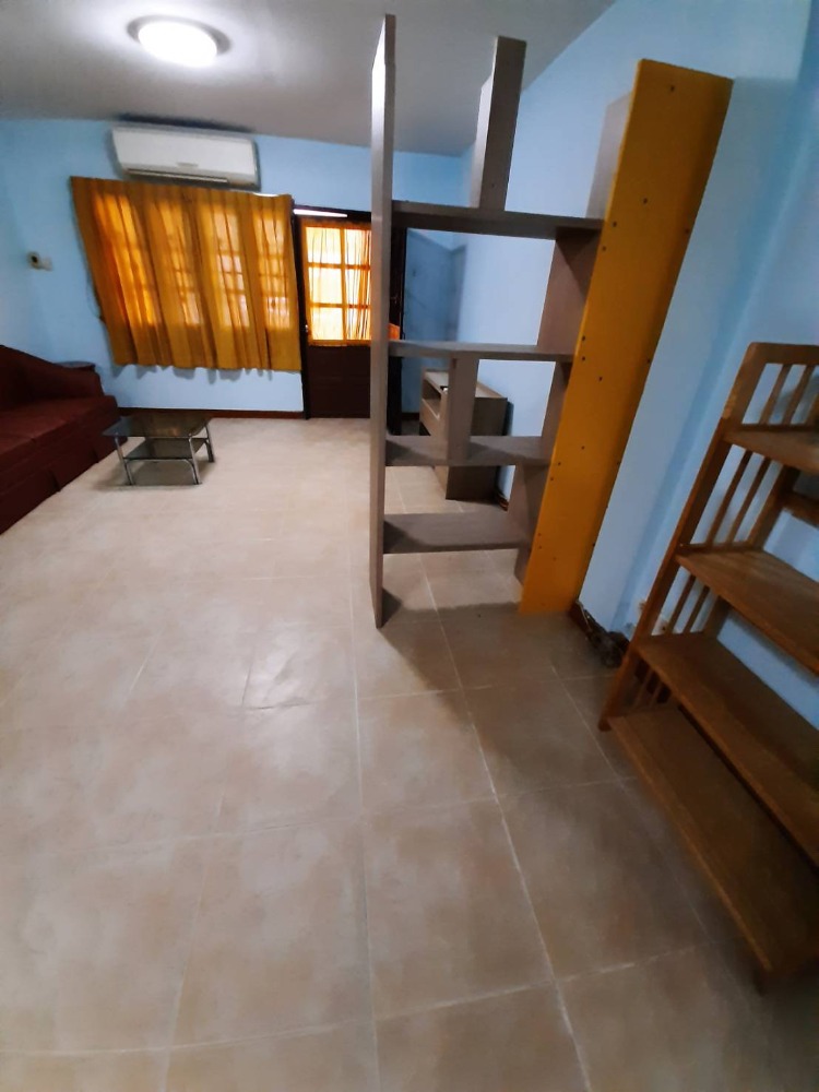 For RentTownhomeMin Buri, Romklao : Townhouse for rent, Chokchai Panchasap Village, Ramkhamhaeng Renovate, new, ready to move in, next to the Orange Line