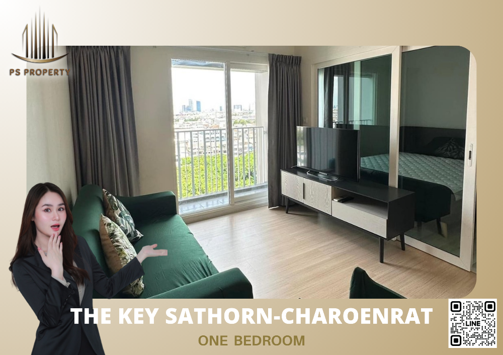 For RentCondoSathorn, Narathiwat : For rent 📣 The Key Sathorn-Charoenrat 📣 Fully furnished condo ready to move in Fully furnished + electrical appliances 📱LINE: @psproperty