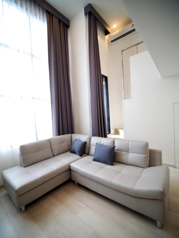 ให้เช่าคอนโดสาทร นราธิวาส : 👑 Knightsbridge Prime Sathorn 👑  ห้องDuplex เฟอรนิเจอร์+ เครื่องใช้ไฟฟ้าครบ วิวบางกระเจ้าไม่มีตึกบัง