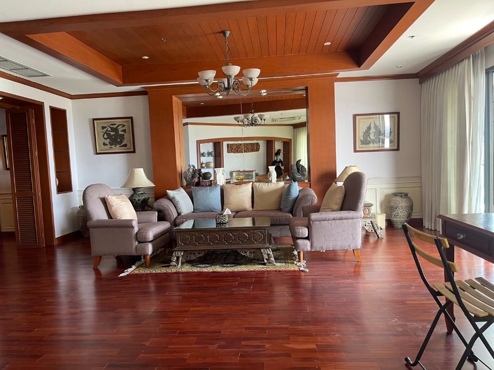 For RentCondoRama3 (Riverside),Satupadit : Salintara Condominium 26th Floor, 226 sqm, 3 Bedrooms 3 Bathrooms, Fully Furnished, River View