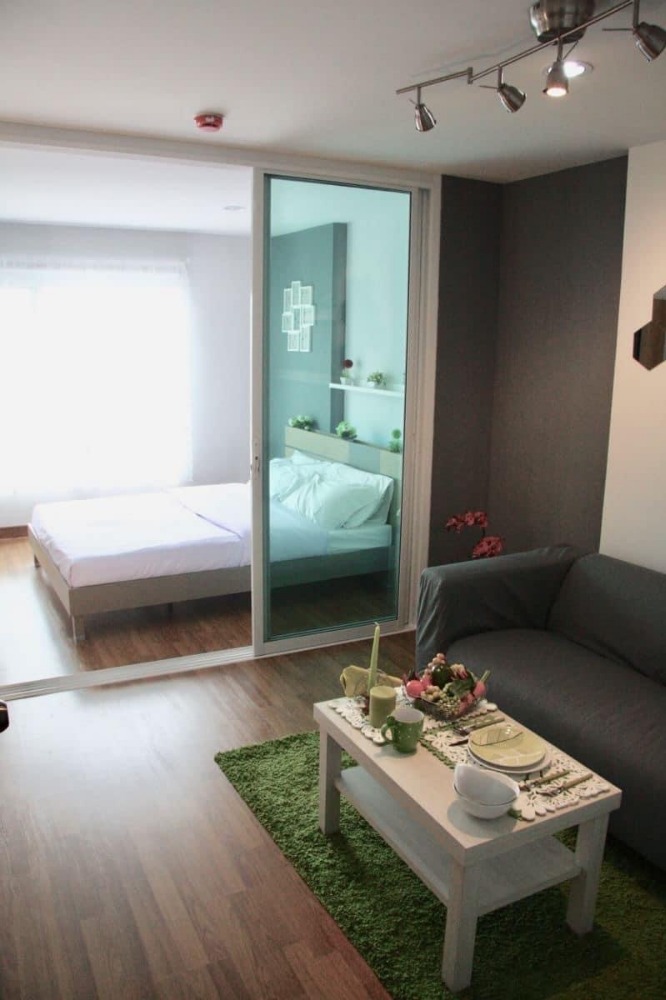 For RentCondoOnnut, Udomsuk : For rent, Regent Sukhumvit 81, size 29 sq m, 5th floor, near BTS On Nut, beautiful room, fully furnished, ready to move in.