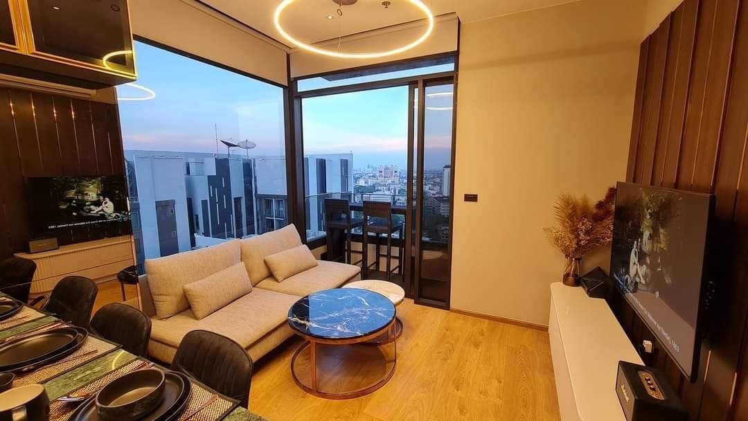ให้เช่าคอนโดสุขุมวิท อโศก ทองหล่อ : LTHC8635 ‚ The FINE Bangkok Thonglor - Ekamai FOR RENT 56 Sq.M. 2 beds 2 baths near BTS Ekkamai station ONLY 59k/MONTH