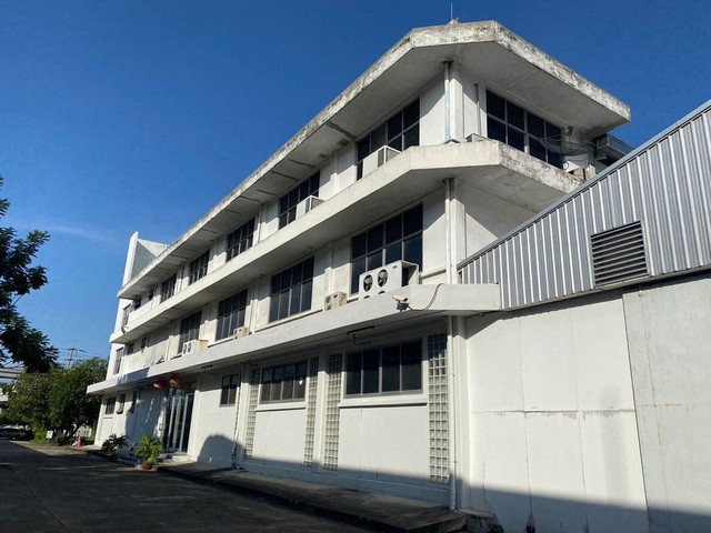 For RentFactorySamut Prakan,Samrong : BS1203 Warehouse for rent, area 24 rai, next to Theparak Road, Samut Prakan, suitable for use as a factory, showroom, distribution center.