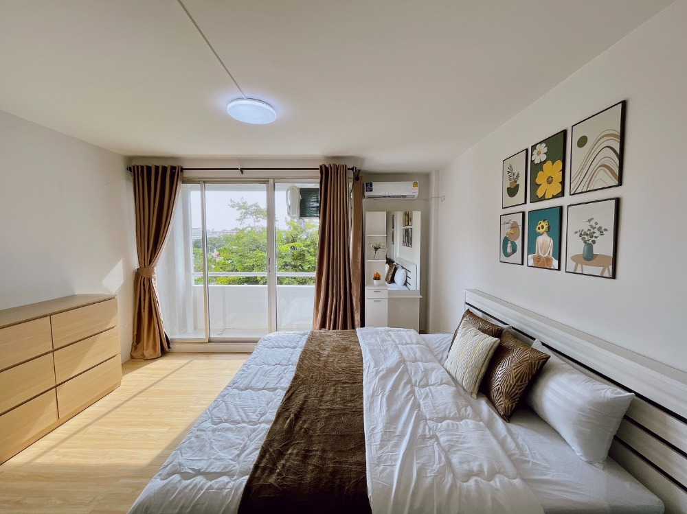 For SaleCondoLadprao101, Happy Land, The Mall Bang Kapi : 📣New air conditioner, open view room, ready to move in, Condo City Villa Lat Phrao 130, 5th floor, area 33 sq m. BTS Lat Phrao 101 station.