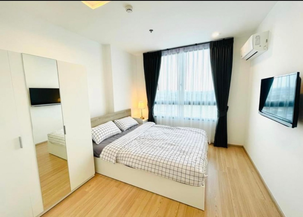 For RentCondoOnnut, Udomsuk : ★ Artemis Sukhumvit 77★ 37 sq m., 26th floor (1 bedroom), ★near BTS On Nut station★ Lots of shopping spots ★Complete with electrical appliances ★ Quiet corner room ★ Wide balcony