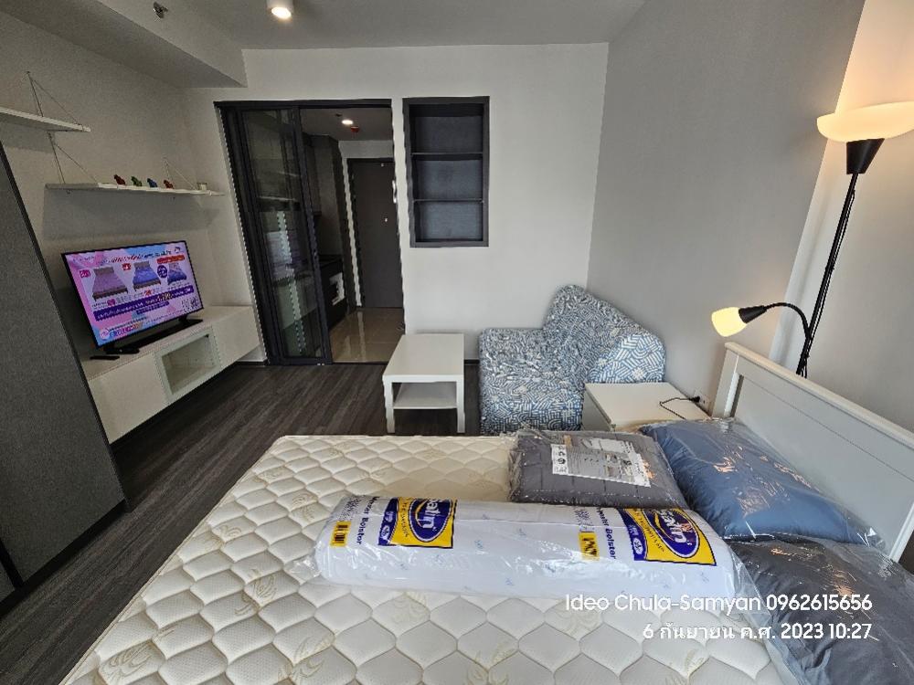 ให้เช่าคอนโดสยาม จุฬา สามย่าน : Rent **Ideo Chula-Samyan Studio 29 Sq,m. Fully Finished  23,000 บาท โทรเลย น้อง 096-2615656 ห้องกว้าง 29 ตรม. 1นอน 1 น้ำ ตกแต่ง พร้อมอยู่ Location :  Samyan Rental Price : 23,000 Baht Condominium near MRT :   Samyan Station Condominium Unit Size : 29  sq.