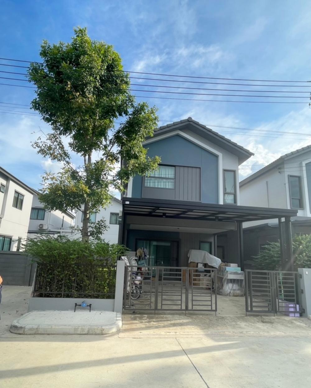 ให้เช่าปทุมธานี รังสิต ธรรมศาสตร์ : 🏡หมู่บ้าน อณาสิริกรุงเทพ ปทุมธานี 1🏡บ้านแฝด เนื้อที่ 40 ตรว. 4 ห้องนอน 3 ห้องน้ำ 2 ที่จอดรถ พร้อมหลังคาโรงรถ มีแอร์ 3 ตัว เครื่องน้ำอุ่น 2 ตัว  🟧ราคาเช่า : เช่า 17,000฿