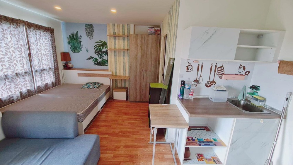 For RentCondoRattanathibet, Sanambinna : ⛩️ Rent Lumpini Ville Phra Nang Klao-River View // Size 22.64 sq m // 4th floor // Studio room // Village view //