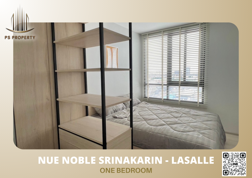 For RentCondoPattanakan, Srinakarin : For rent 🔺Nue Noble Srinakarin - Lasalle🔺 New condo, ready to move in, fully decorated, furnished and electrical appliances, next to MRT Sri Lasalle 60 m.