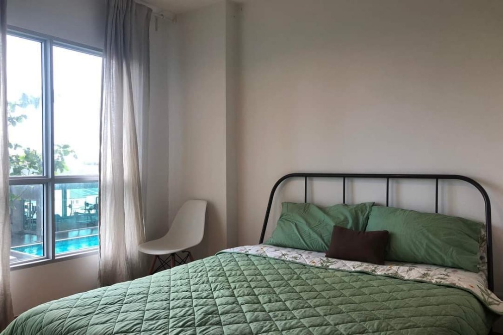 For RentCondoKhlongtoei, Kluaynamthai : 🩷🌈For rent🧸🌳Aspire Rama 4🌷🧸 Size 28 sq m, 8th floor, Building A // 1 bedroom, 1 bathroom, garden view 🪧