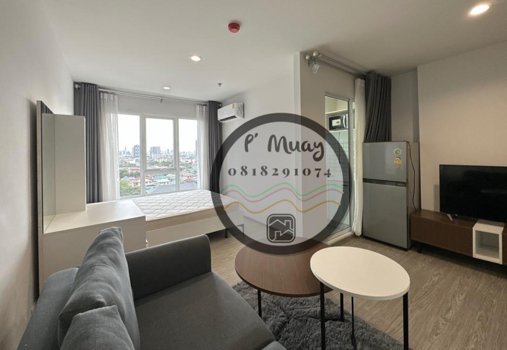 For RentCondoBang Sue, Wong Sawang, Tao Pun : ✅ Ready to move in ✅ (Agent Post) For rent, beautiful room, minimalist, open view, complete 📍 There is a washing machine ❤️ Rent 8,000 baht ‼️ Ready to move in 7,500 baht ‼️