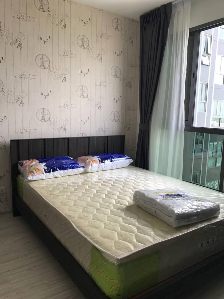 For RentCondoBangna, Bearing, Lasalle : 🩷🌈For rent 🧸🌳Ideo Mobi Sukhumvit Eastgate🌷🧸 Size 22 sq m, 17th floor // Studio room, 1 bathroom, city view 🪧