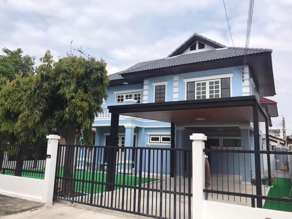 For RentHouseNonthaburi, Bang Yai, Bangbuathong : 🏠Single house for rent, Baan Maneeya Rattanathibet, completely renovated, area 64 sq m, 3 bedrooms, 2 bathrooms.