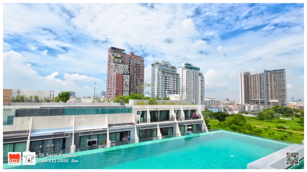For SaleCondoBangna, Bearing, Lasalle : Urgent sale, Pause Condo Sukhumvit 107, 7th floor, size 21.86 sq m, with furniture, near BTS Bearing.