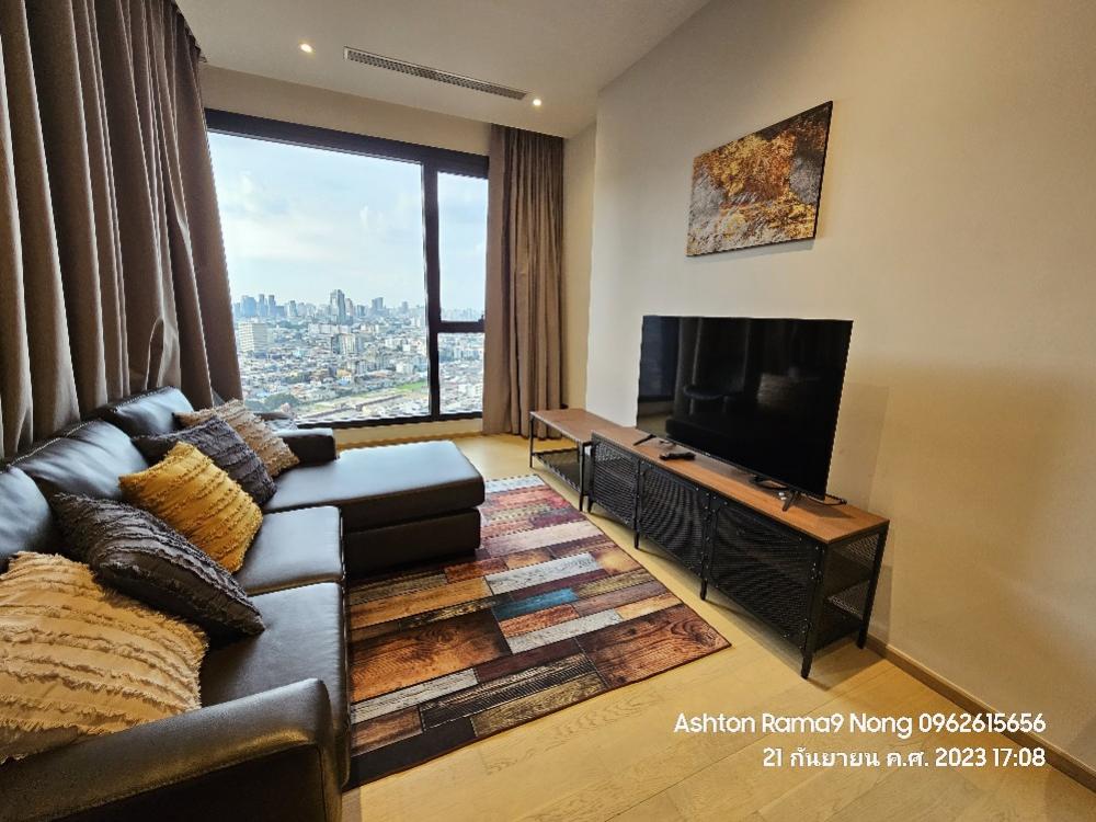 ให้เช่าคอนโดพระราม 9 เพชรบุรีตัดใหม่ RCA : Ashton Rama9 for Rent 1bed room 38 Sq,m. high floor Fulygurnished ready to movein