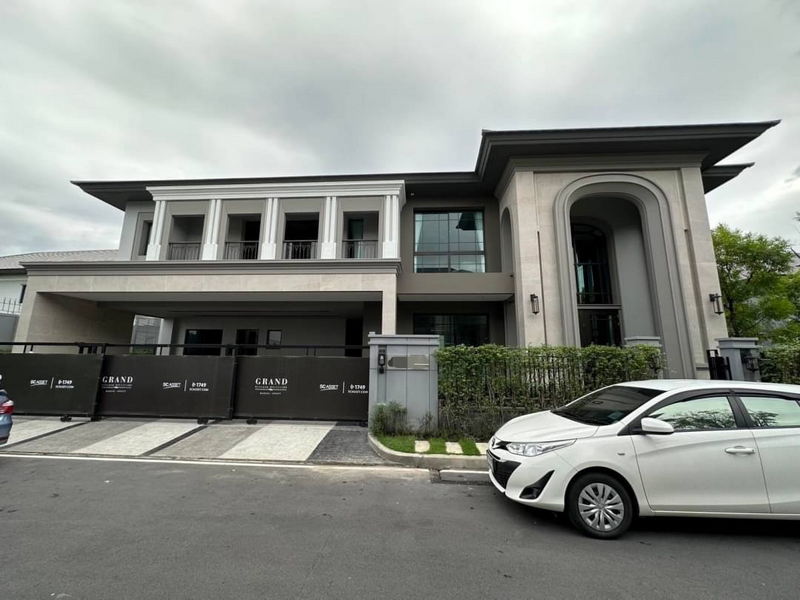 For SaleHouseLadkrabang, Suwannaphum Airport : For Sale Bangkok Single House Grand Bangkok Boulevard Bangna-Onnut Sukhaphiban 2 Prawet BRE18520